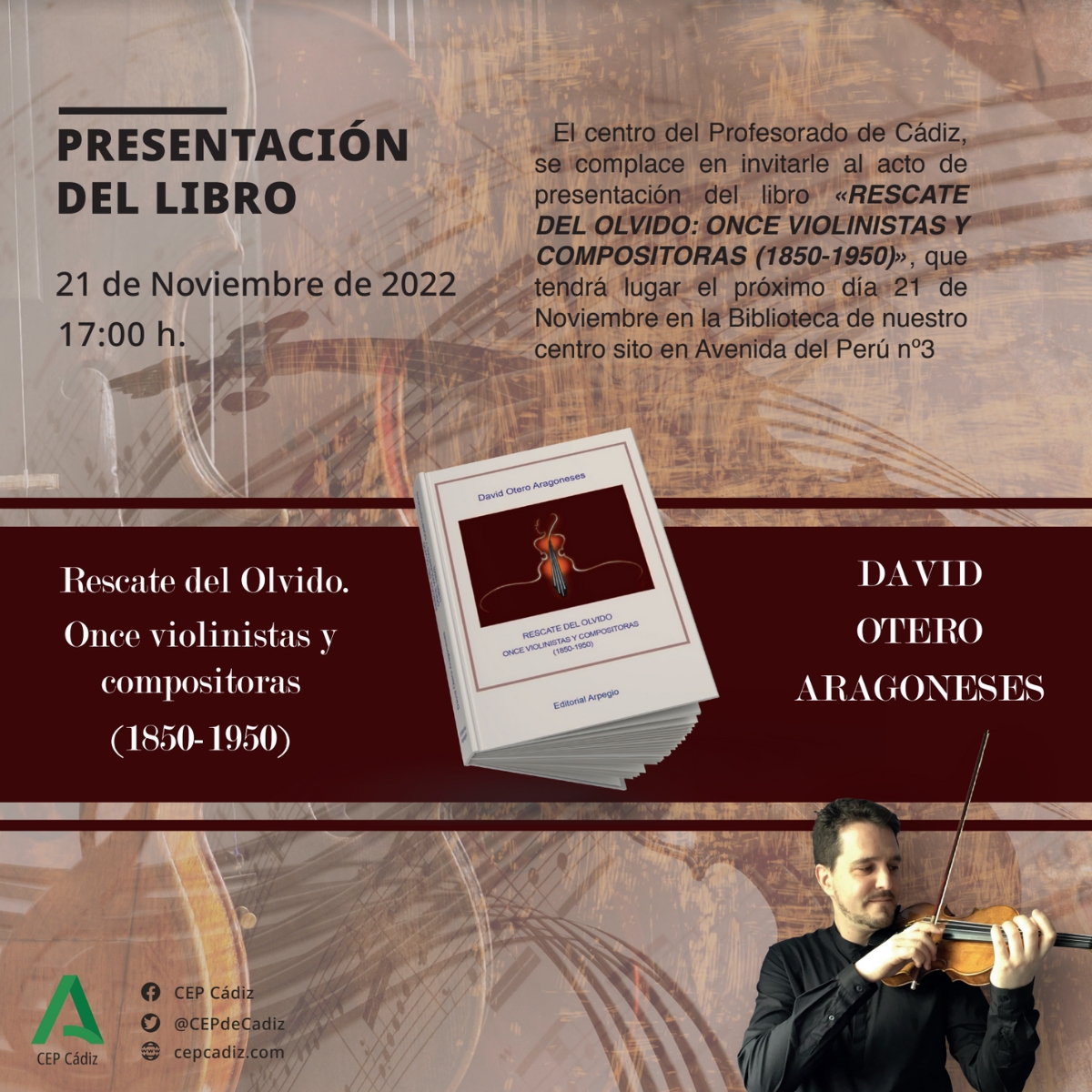 PresentacionCadiz image PresentacionCadiz Anuncios | Eventos | Editorial Arpegio